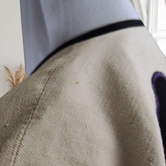 Victor Camarena Wearable Art Jacket Size S Abstract Appliques Boho Mexico - Picture 14 of 16